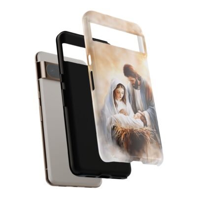 Nativity Phone Case Christian Phone Case Christmas Phone Casing iPhone Samsung Galaxy Google Pixel Phone Cover Faith Jesus Mary and Joseph