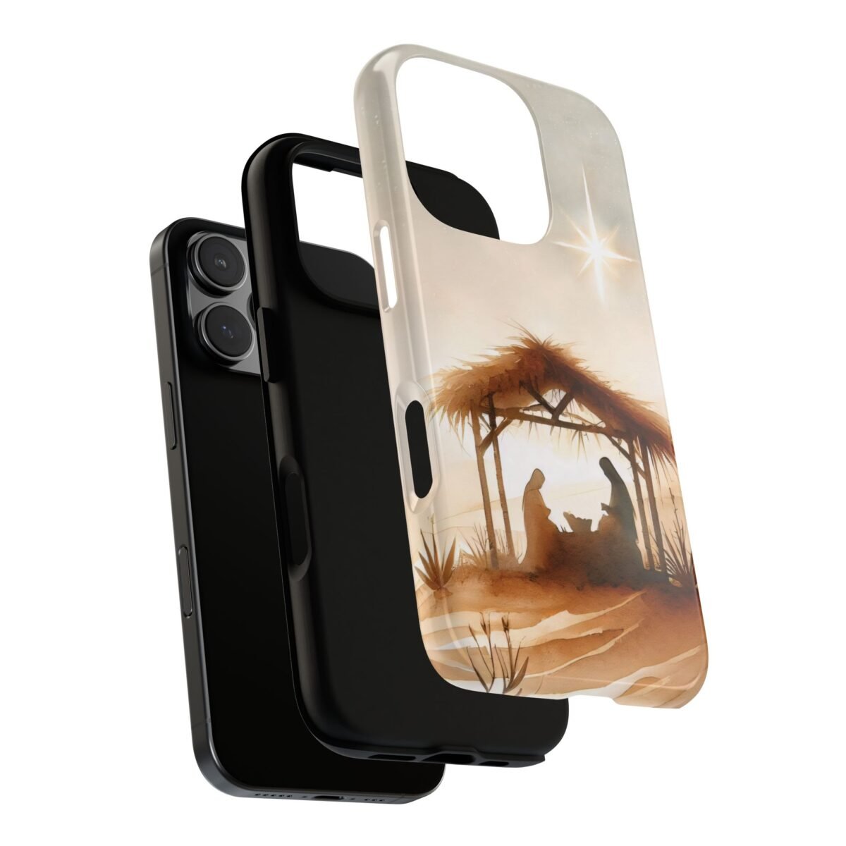 Nativity Phone Case Christian Phone Case Christmas Phone Casing iPhone Samsung Galaxy Google Pixel Phone Cover Faith Jesus Mary and Joseph