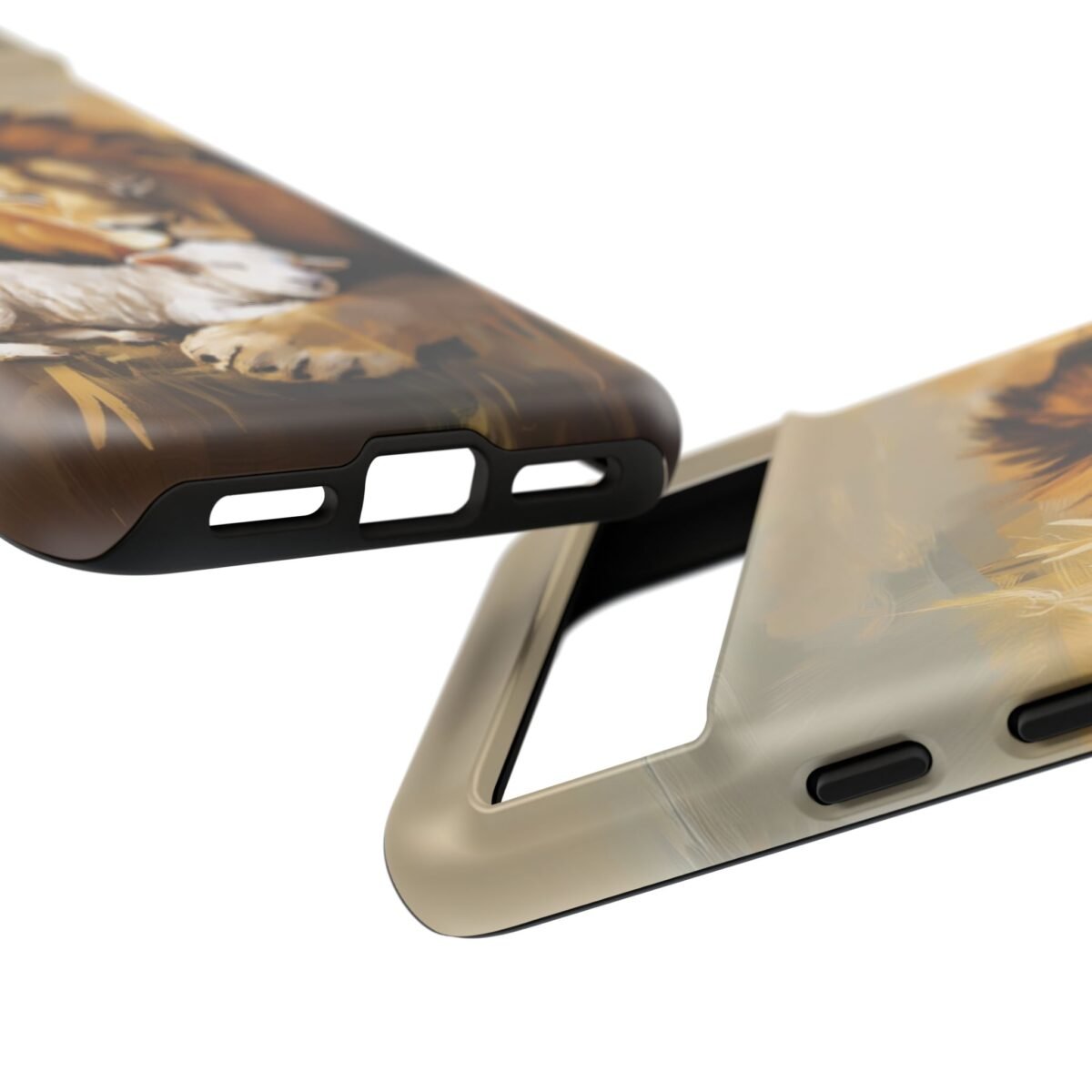 Copy of Lion and the Lamb Christian Phone Case iPhone Samsung Galaxy Google Pixel Faith in Jesus God Phone Cover Christian Inspired Gift Phone Case