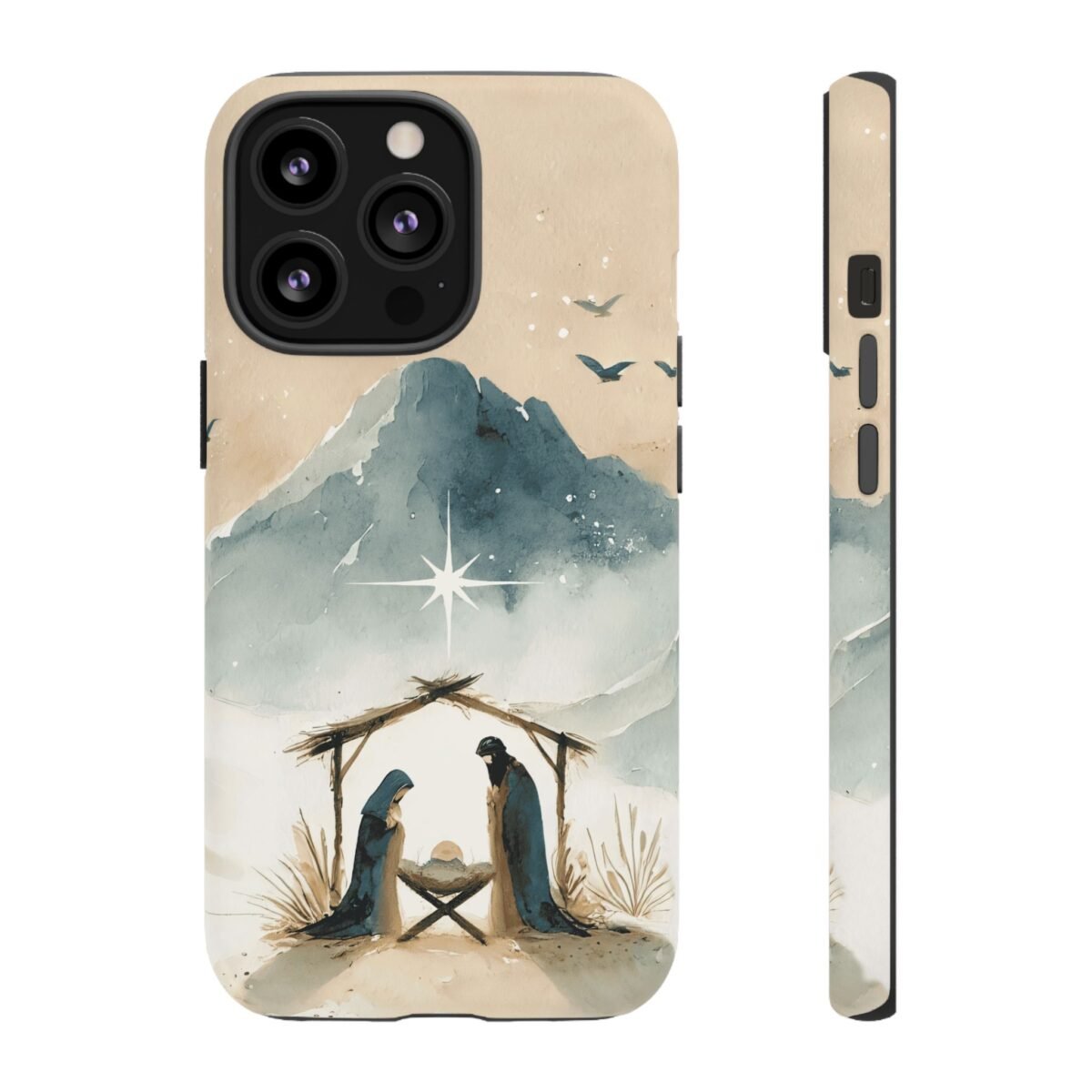 Nativity Phone Case Christian Phone Case Christmas Phone Casing iPhone Samsung Galaxy Google Pixel Phone Cover Faith Jesus Mary and Joseph