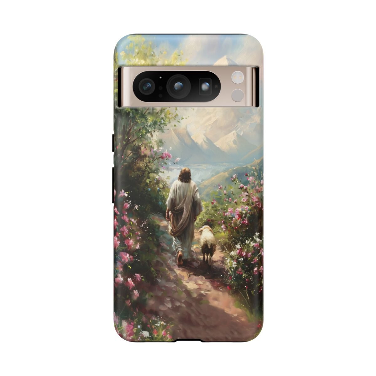 Christian Phone Case Jesus Leaves the 99 Jesus and the Sheep Phone Case Faith Phone Casing iPhone Samsung Galaxy Google Pixel iPhone 16 Case