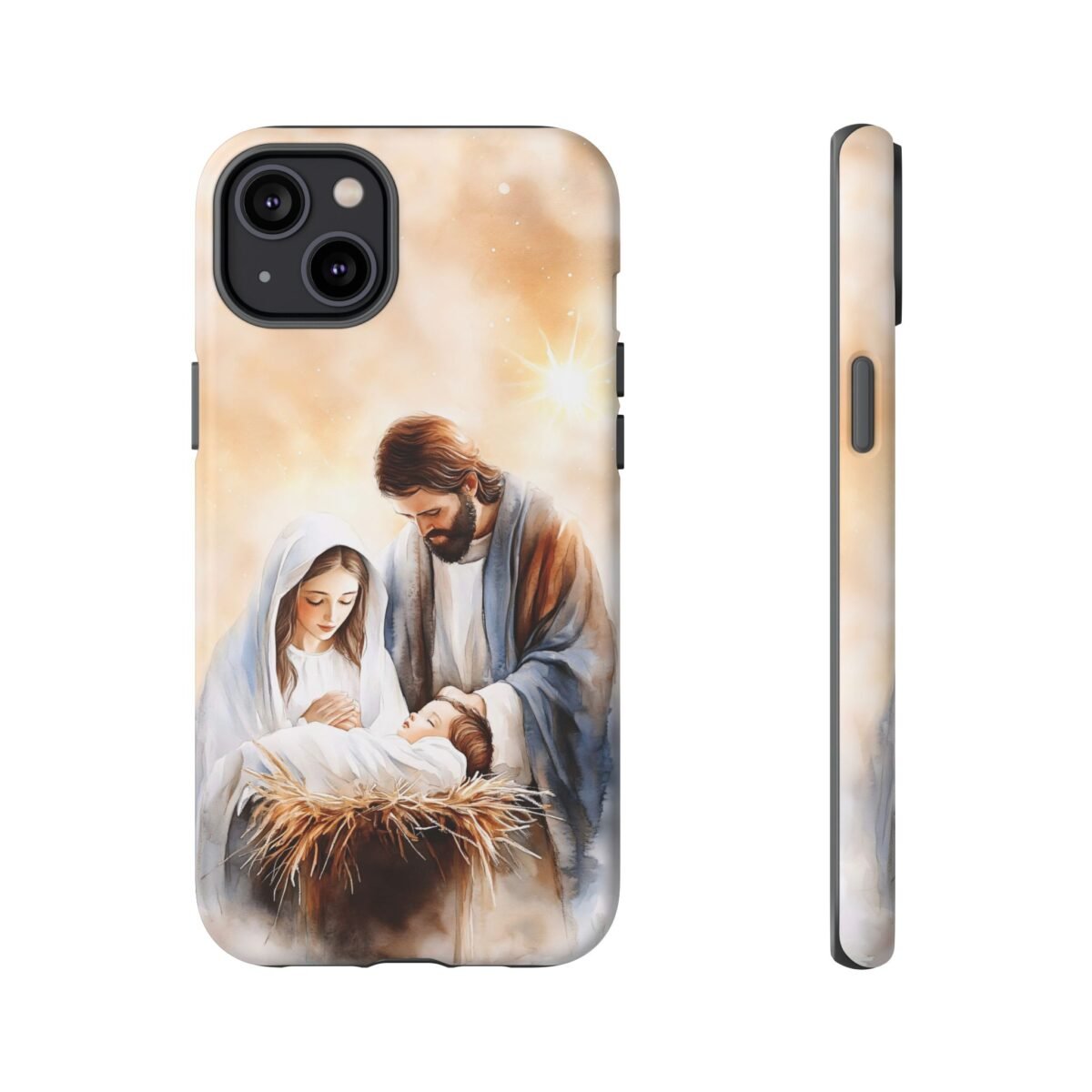 Nativity Phone Case Christian Phone Case Christmas Phone Casing iPhone Samsung Galaxy Google Pixel Phone Cover Faith Jesus Mary and Joseph