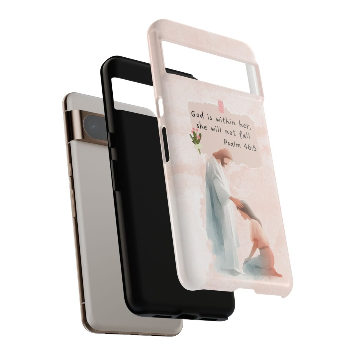 Christian Bible Verse Phone Case God is Within Her Psalm 46 5 Phone Case iPhone 16 15 14 13 12 Pro Max Samsung S24 S23 S22 S21 Plus Ultra