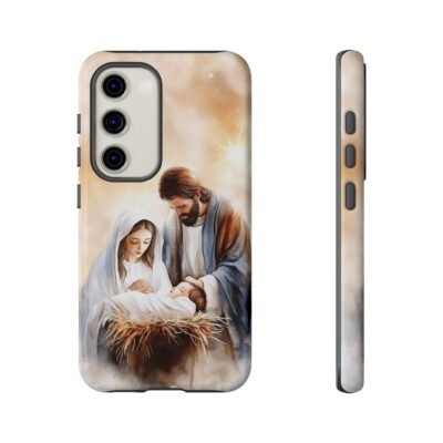 Nativity Phone Case Christian Phone Case Christmas Phone Casing iPhone Samsung Galaxy Google Pixel Phone Cover Faith Jesus Mary and Joseph