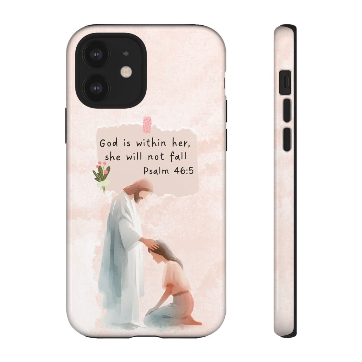 Christian Bible Verse Phone Case God is Within Her Psalm 46 5 Phone Case iPhone 16 15 14 13 12 Pro Max Samsung S24 S23 S22 S21 Plus Ultra