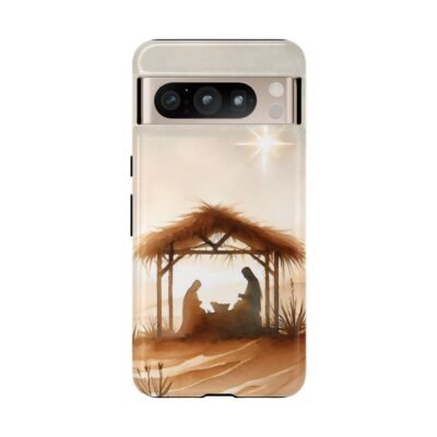 Nativity Phone Case Christian Phone Case Christmas Phone Casing iPhone Samsung Galaxy Google Pixel Phone Cover Faith Jesus Mary and Joseph