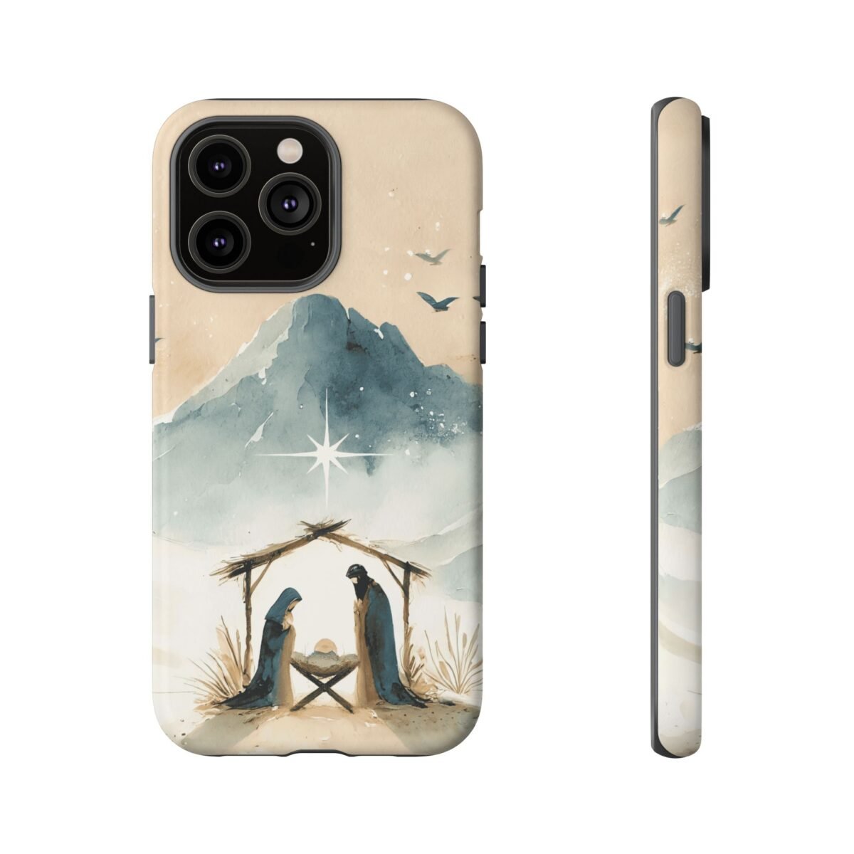 Nativity Phone Case Christian Phone Case Christmas Phone Casing iPhone Samsung Galaxy Google Pixel Phone Cover Faith Jesus Mary and Joseph