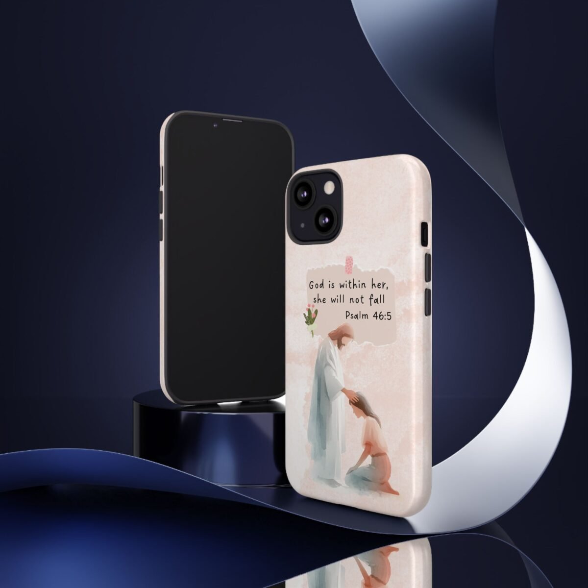 Christian Bible Verse Phone Case God is Within Her Psalm 46 5 Phone Case iPhone 16 15 14 13 12 Pro Max Samsung S24 S23 S22 S21 Plus Ultra