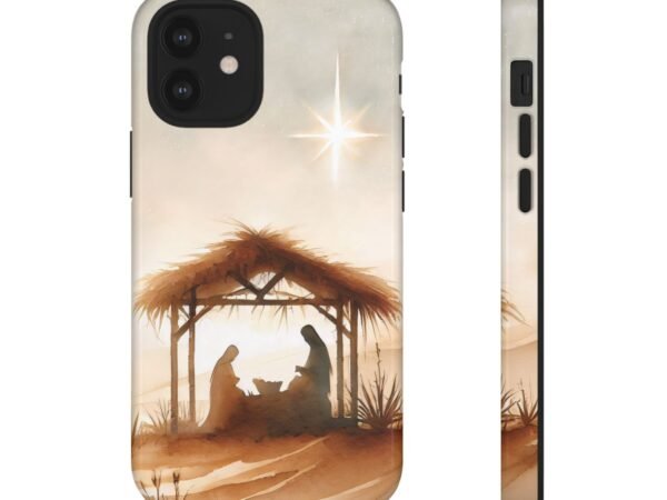 Nativity Phone Case Christian Phone Case Christmas Phone Casing iPhone Samsung Galaxy Google Pixel Phone Cover Faith Jesus Mary and Joseph