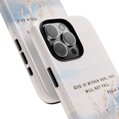 Christian Bible Verse Phone Case Psalm 46 5 Psalm 23 Phone Case Faith Phone Casing iPhone Samsung Galaxy Google Pixel Phone Case iPhone 16