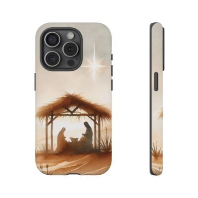 Nativity Phone Case Christian Phone Case Christmas Phone Casing iPhone Samsung Galaxy Google Pixel Phone Cover Faith Jesus Mary and Joseph