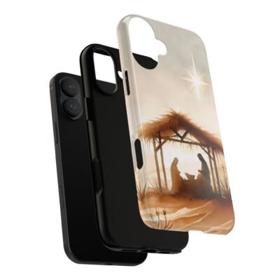 Nativity Phone Case Christian Phone Case Christmas Phone Casing iPhone Samsung Galaxy Google Pixel Phone Cover Faith Jesus Mary and Joseph