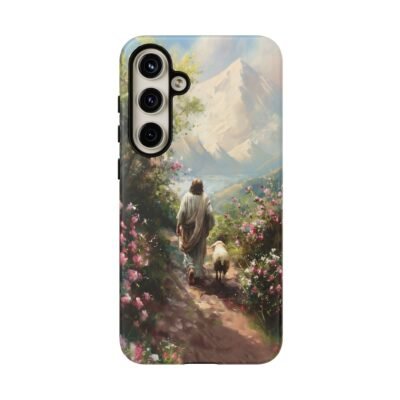 Christian Phone Case Jesus Leaves the 99 Jesus and the Sheep Phone Case Faith Phone Casing iPhone Samsung Galaxy Google Pixel iPhone 16 Case