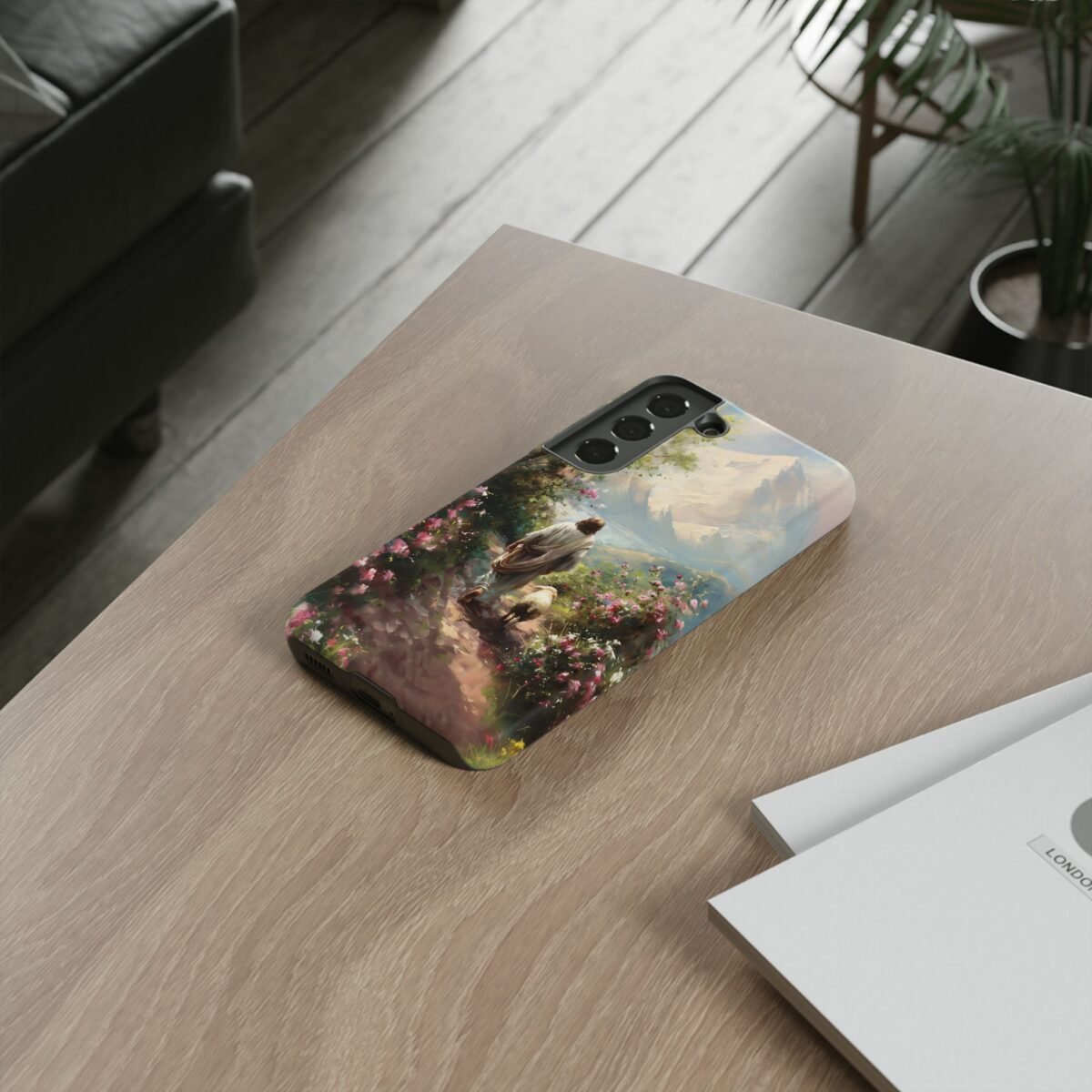 Christian Phone Case Jesus Leaves the 99 Jesus and the Sheep Phone Case Faith Phone Casing iPhone Samsung Galaxy Google Pixel iPhone 16 Case