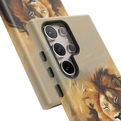 Lion and the Lamb Christian Phone Case iPhone Samsung Galaxy Google Pixel Faith in Jesus God Phone Cover Christian Inspired Gift Phone Case