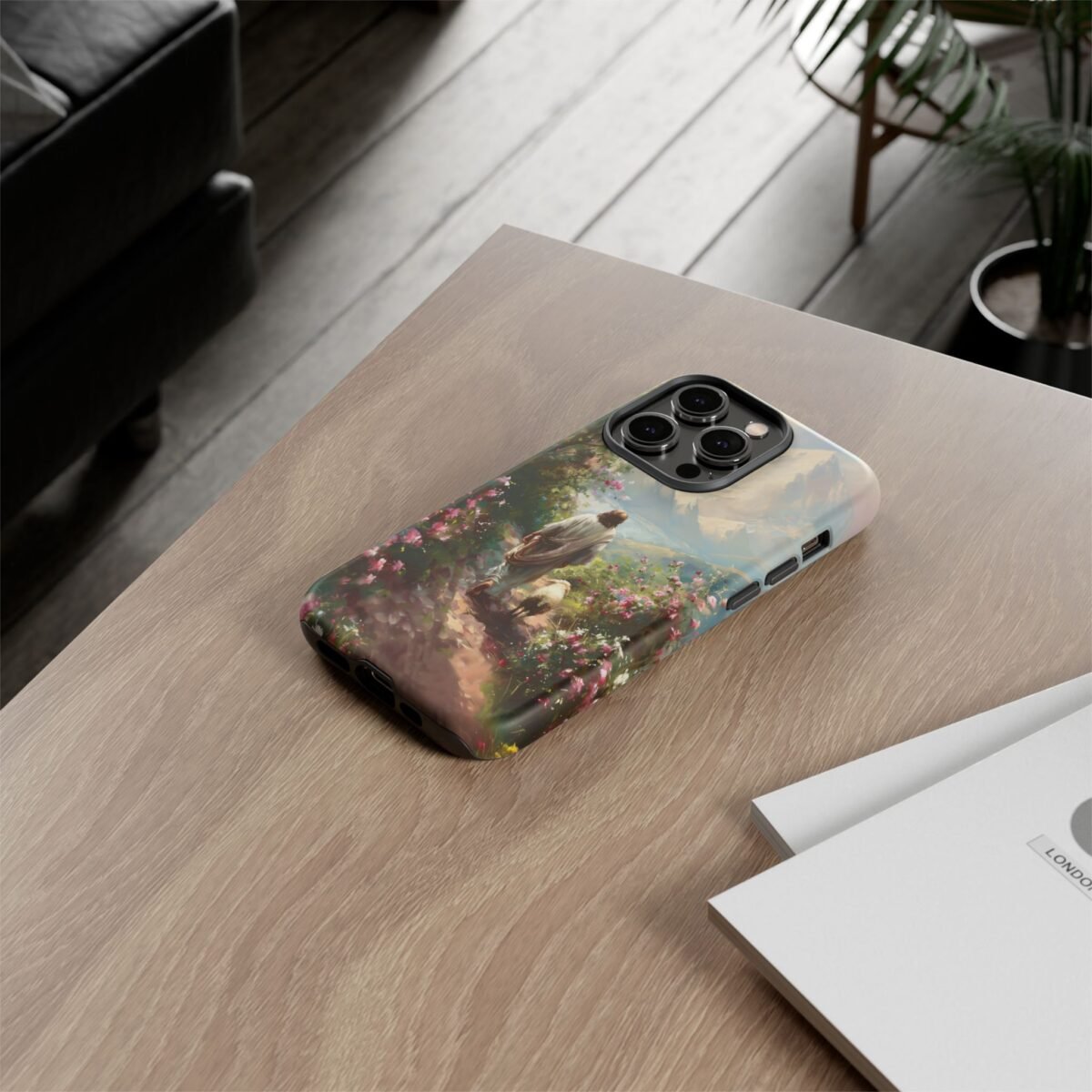 Christian Phone Case Jesus Leaves the 99 Jesus and the Sheep Phone Case Faith Phone Casing iPhone Samsung Galaxy Google Pixel iPhone 16 Case