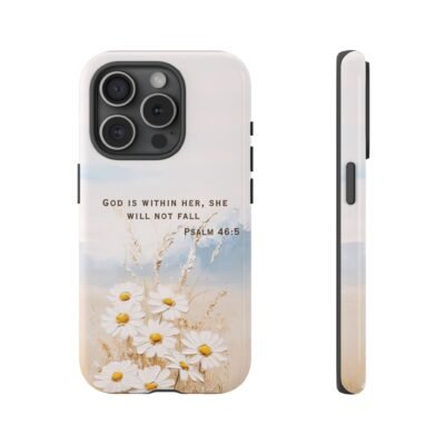 Christian Bible Verse Phone Case Psalm 46 5 Psalm 23 Phone Case Faith Phone Casing iPhone Samsung Galaxy Google Pixel Phone Case iPhone 16