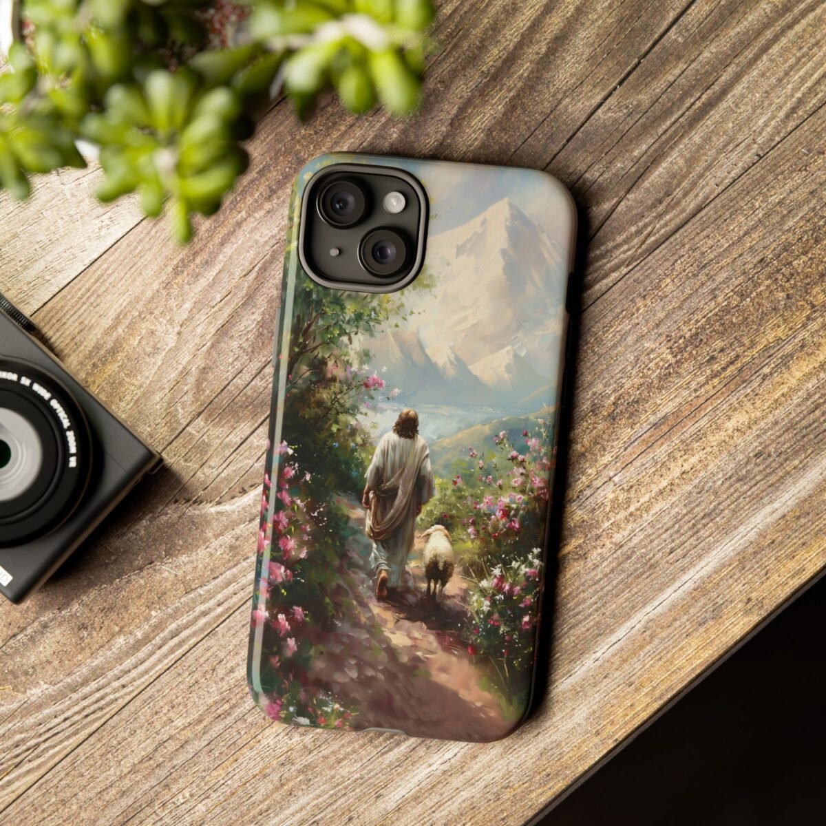 Christian Phone Case Jesus Leaves the 99 Jesus and the Sheep Phone Case Faith Phone Casing iPhone Samsung Galaxy Google Pixel iPhone 16 Case