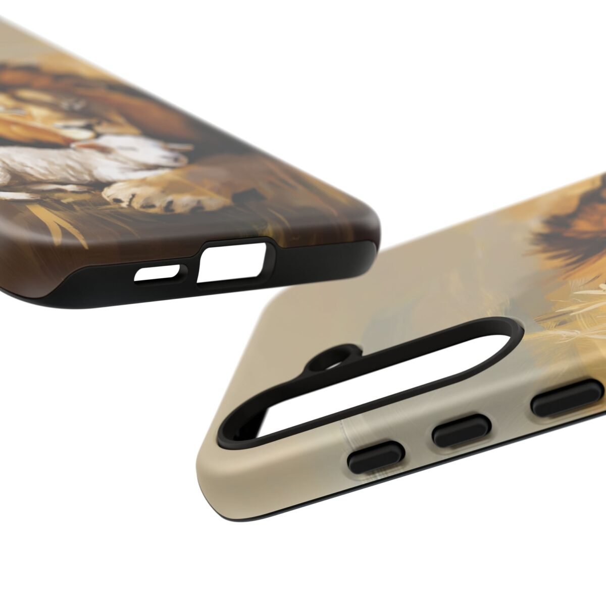 Copy of Lion and the Lamb Christian Phone Case iPhone Samsung Galaxy Google Pixel Faith in Jesus God Phone Cover Christian Inspired Gift Phone Case