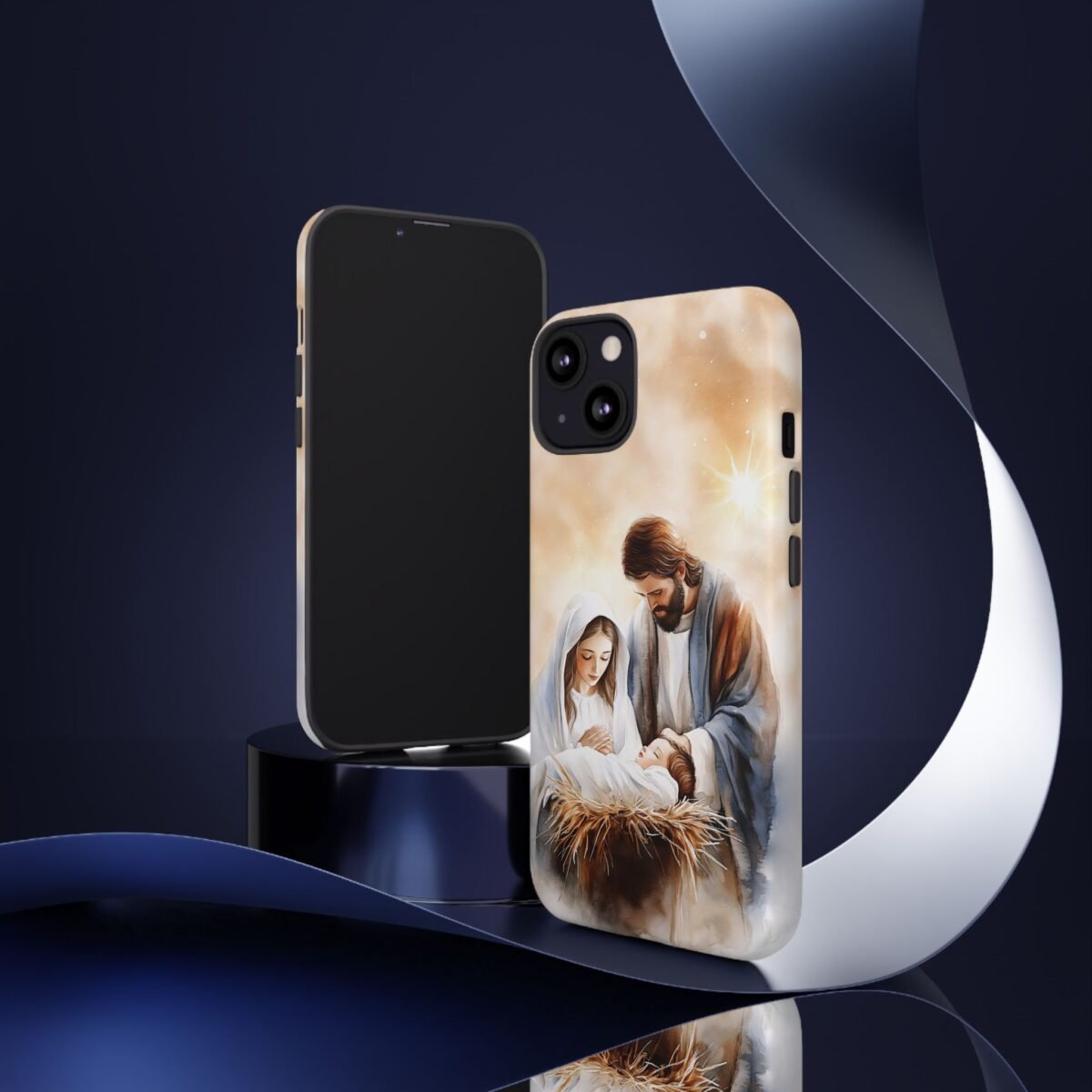 Nativity Phone Case Christian Phone Case Christmas Phone Casing iPhone Samsung Galaxy Google Pixel Phone Cover Faith Jesus Mary and Joseph