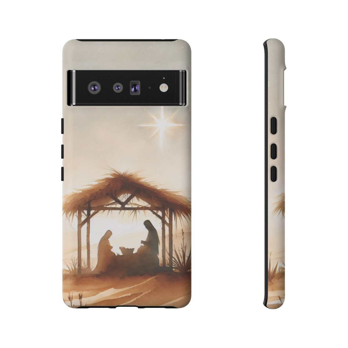 Nativity Phone Case Christian Phone Case Christmas Phone Casing iPhone Samsung Galaxy Google Pixel Phone Cover Faith Jesus Mary and Joseph