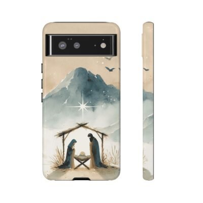 Nativity Phone Case Christian Phone Case Christmas Phone Casing iPhone Samsung Galaxy Google Pixel Phone Cover Faith Jesus Mary and Joseph