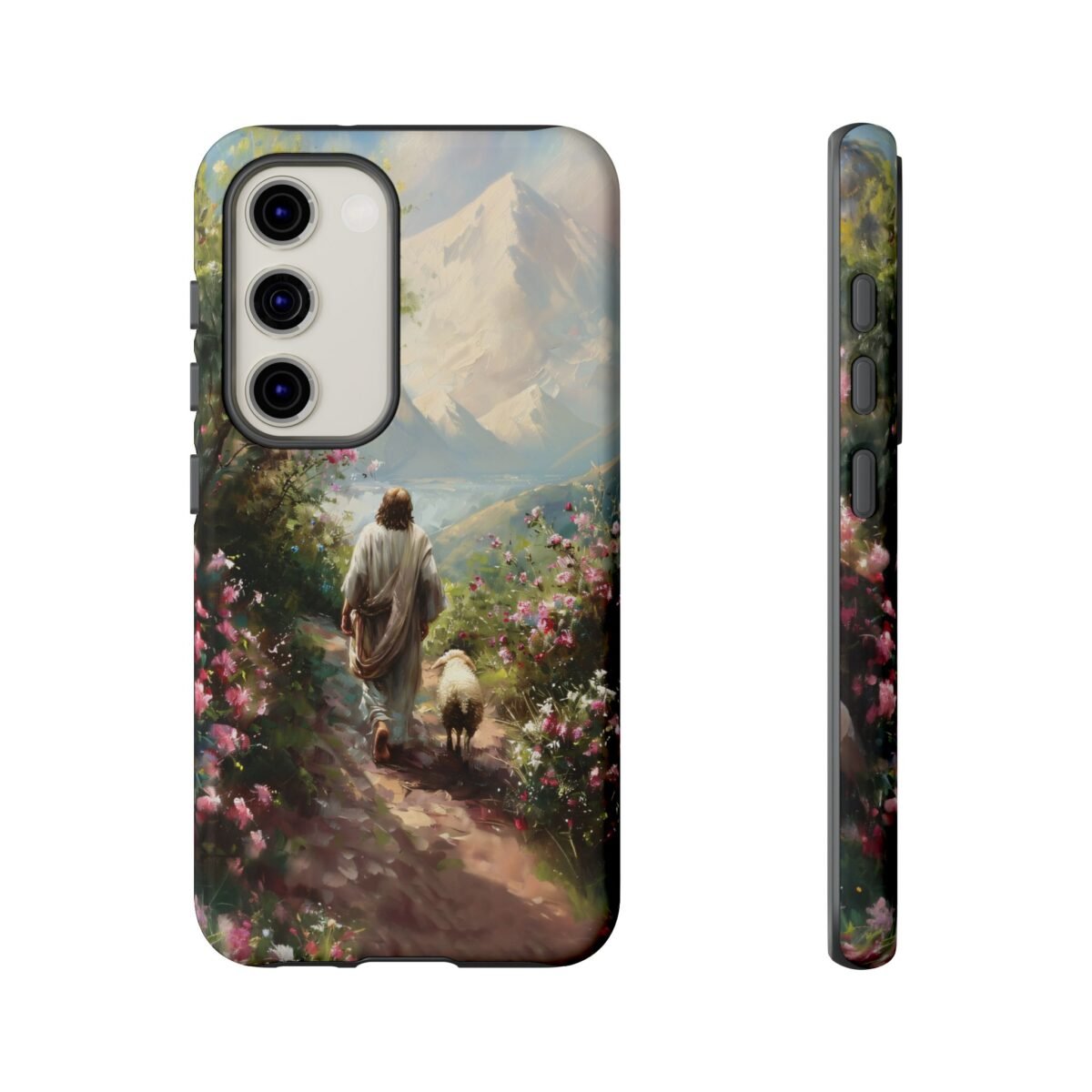 Christian Phone Case Jesus Leaves the 99 Jesus and the Sheep Phone Case Faith Phone Casing iPhone Samsung Galaxy Google Pixel iPhone 16 Case