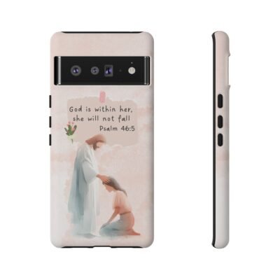 Christian Bible Verse Phone Case God is Within Her Psalm 46 5 Phone Case iPhone 16 15 14 13 12 Pro Max Samsung S24 S23 S22 S21 Plus Ultra
