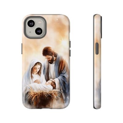 Nativity Phone Case Christian Phone Case Christmas Phone Casing iPhone Samsung Galaxy Google Pixel Phone Cover Faith Jesus Mary and Joseph
