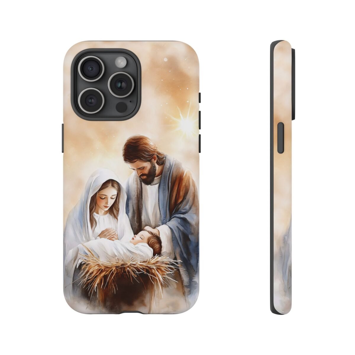 Nativity Phone Case Christian Phone Case Christmas Phone Casing iPhone Samsung Galaxy Google Pixel Phone Cover Faith Jesus Mary and Joseph