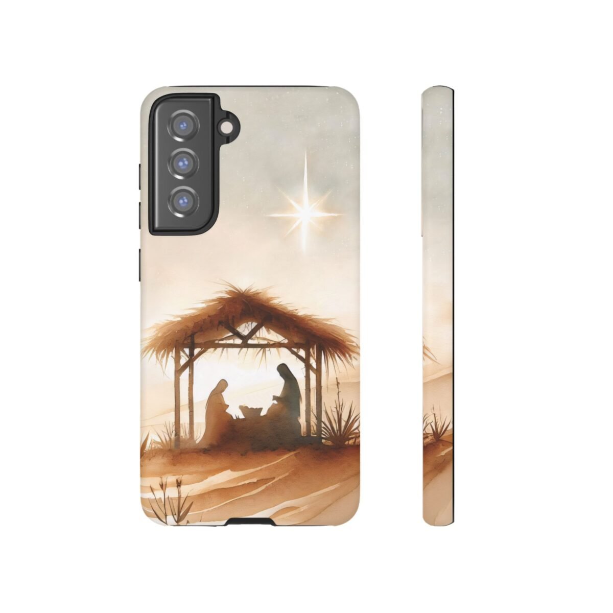 Nativity Phone Case Christian Phone Case Christmas Phone Casing iPhone Samsung Galaxy Google Pixel Phone Cover Faith Jesus Mary and Joseph