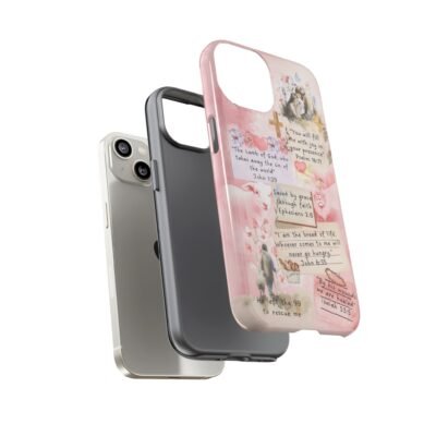 Christian Bible Verse Phone Case Christian Collage Phone Case Faith Phone Casing iPhone Samsung Galaxy Google Pixel iPhone 16 Phone Cover